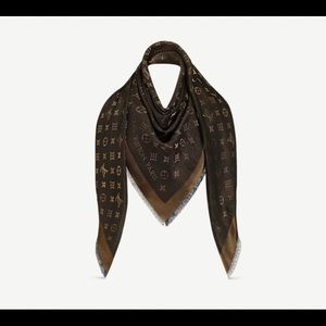LV monogram shawl